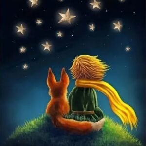 Diamond Painting de El Principito en la Noche | 20 cm * 30 cm