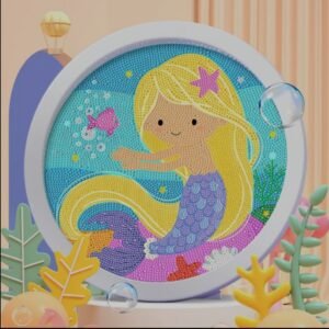 Diamond Painting con Marco de Sirena  | 17 cm