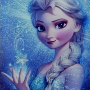 Diamond Painting de Elsa Copos de Nieve | 20 cm * 30 cm