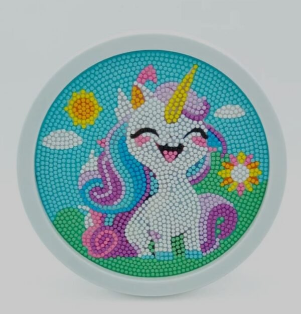 Diamond Painting con Marco de Unicornio Suny  | 17 cm