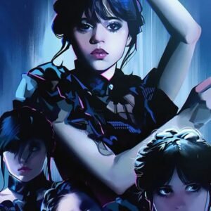 Diamond Painting de Wednesday Adams Baile | 30 cm * 40 cm