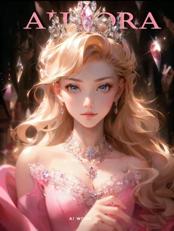 Diamond Painting de Aurora Realeza IA | 30 cm * 40 cm