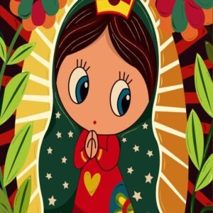 Diamond Painting de Virgencita Cuidame | 30 cm * 40 cm